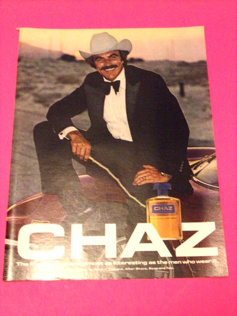 1981 Chaz Cologne Ad Tom Selleck