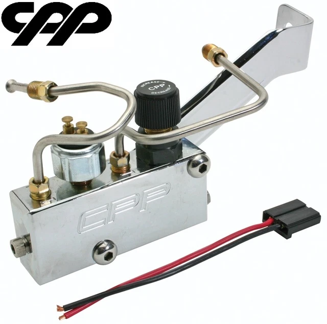 CPP CHROME ADJUSTABLE Proportioning Prop Valve With Stop Light Switch