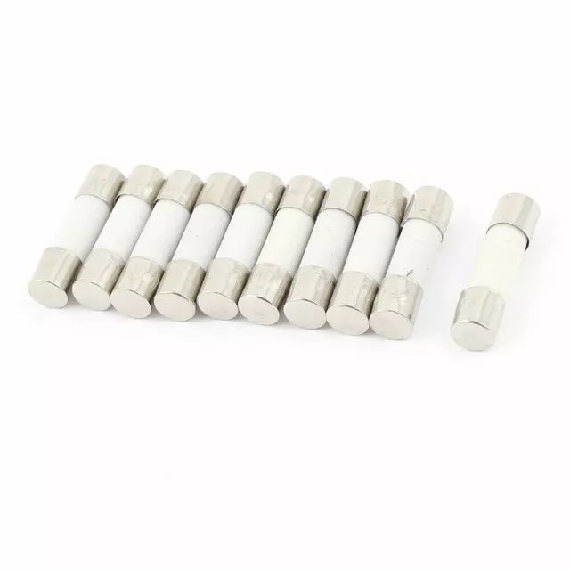 10pz 250V 30A F30A Colpo veloce ceramica fusibili Tubi Fusibile Microonde 5x20mm