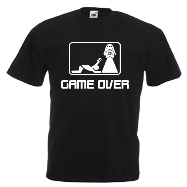 Game Over Stag Do Party Funny Slogan Children's Kids T Shirt