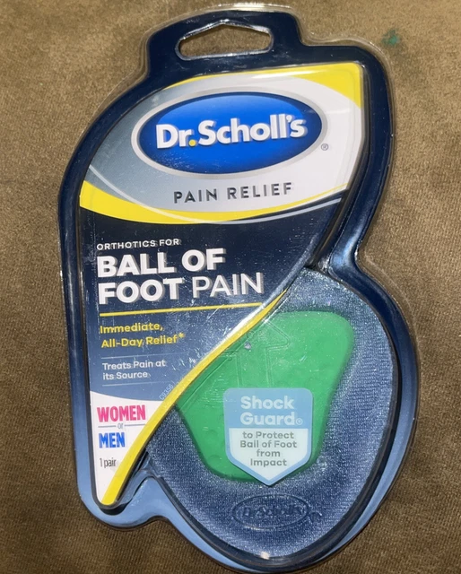 DR. SCHOLLS BALL Of Foot Pain Orthotic Immediate All Day Relief Men or