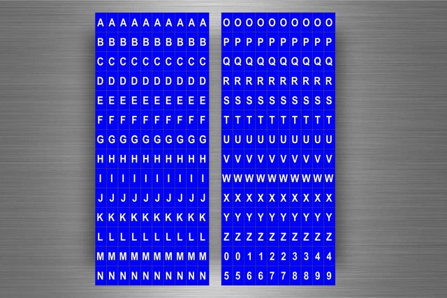 Étiquette Autocollant Numéro 1 à 90 - SARL Sticker Communication