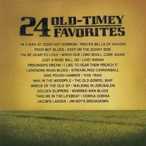 24 Old Timey Favorites - Audio CD By 24 Old Timey Favorites - VERY GOOD
