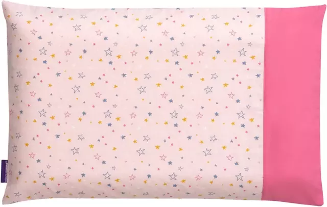 Clevamama Clevafoam Toddler Pillow Case - Pink Colour Name:Pink