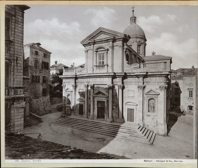 Impression Photomécanique Vintage – Stengel & Co – Cetinje, Montenegro – Vers 1900