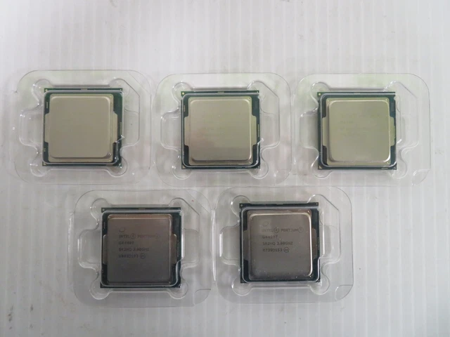 Lot of 5 Intel Pentium G4400T 2.9 GHz Dual-Core 3MB LGA 1151 CPU SR2HQ
