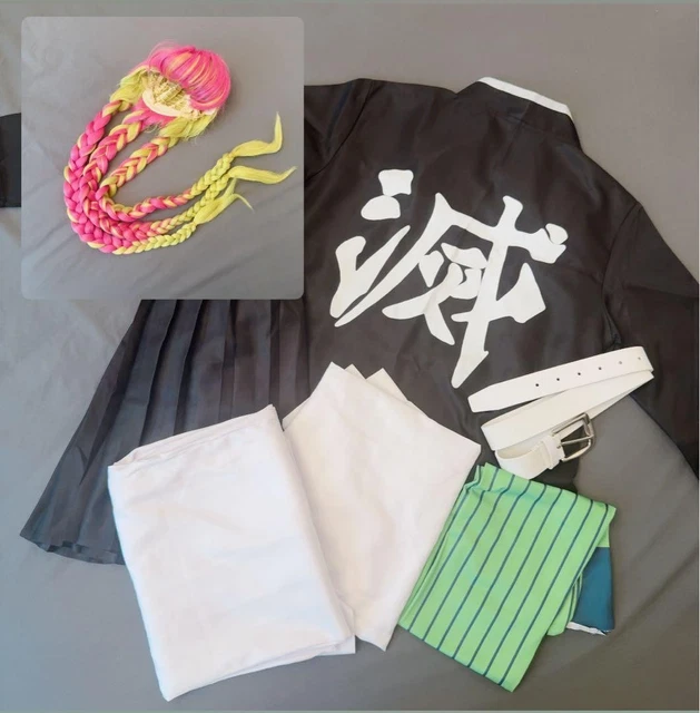 DISFRAZ DE COSPLAY Demon Slayer: Kimetsu No Yaiba Mitsuri Kanroji