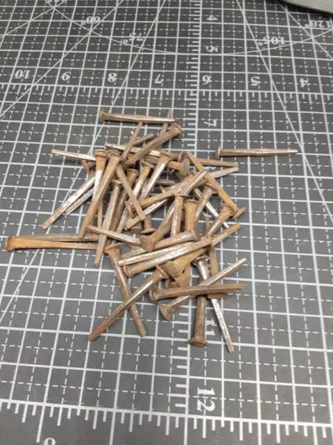 Vintage 1 ½ inch Cut Nails - Bagged Lot of 50 b19s
