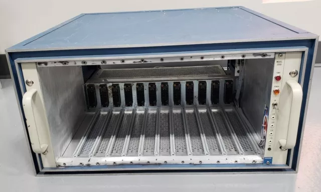 Canberra 2000 NIM BIN NIMBIN Chassis Rack with Power Supply 24V 12V w/ Enclosure