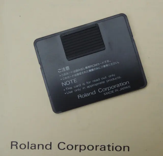 Rare Roland PCM Card Memory  Waveform SO PCM1 05 Accordion JV JD etc .... 2