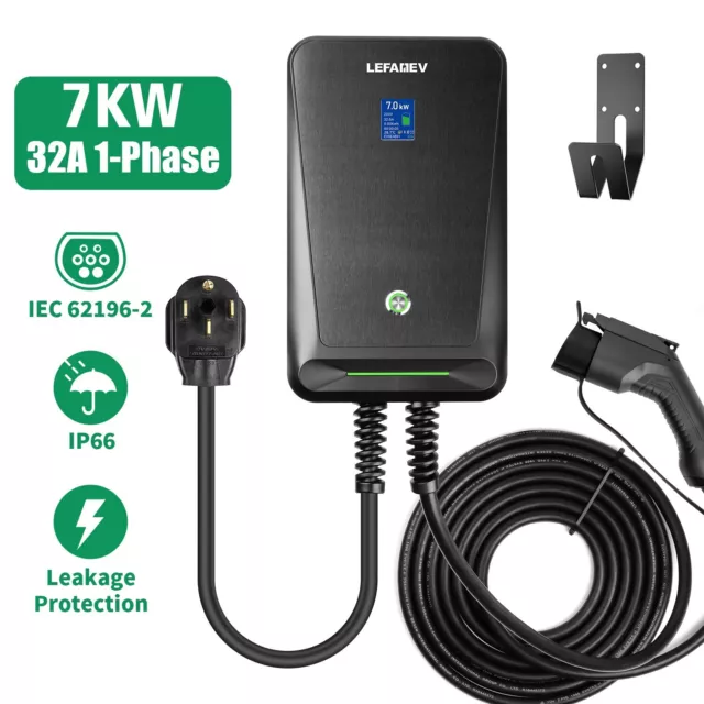 Level 2 EV Charging station Home Charger 32A 220V Electric Vehicle Charger 14-50 2