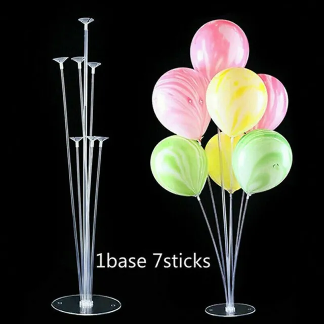 2--10 Set Tischballon Stöcke und Halter Tassen Party Dekoration Hochzeit Geburtstag