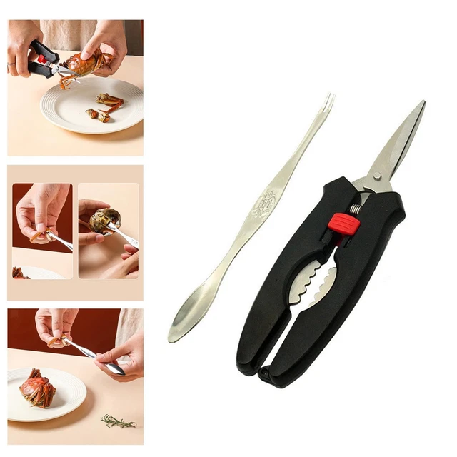 Set 8 Pezzi Utensili Per Frutti Di Mare - Schiacciagranchi E Accessori Per Aragosta - Foto 12