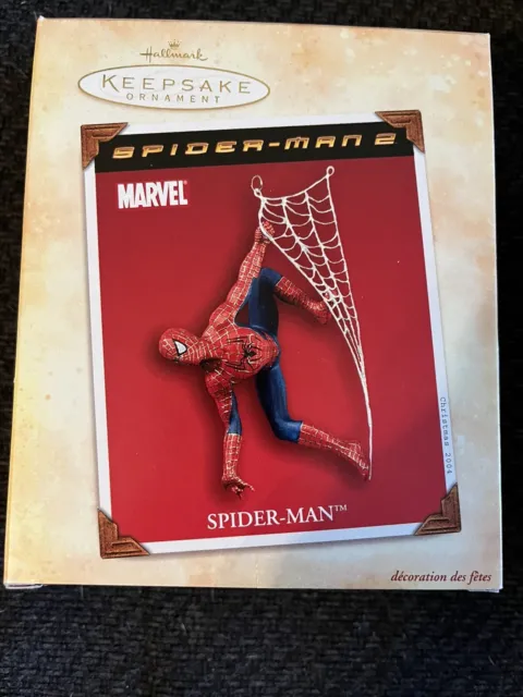 Hallmark Keepsake Ornament Spider-Man 2 Movie 2004 Marvel Comics