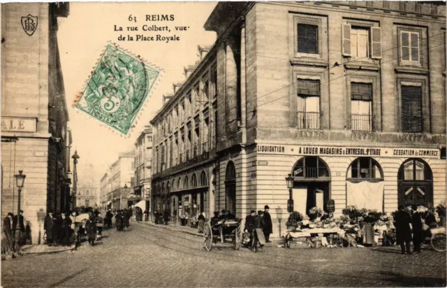 CPA REIMS - La Rue Colbert (277070)