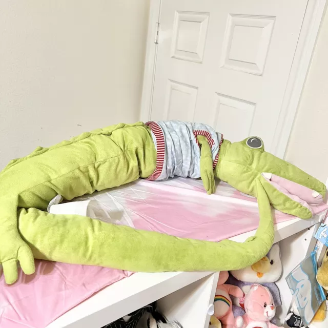 IKEA+Fabler+Krokodil+Crocodile+Alligator+Soft+Plush+Nap+Bedtime+Buddy+ Backpack for sale online