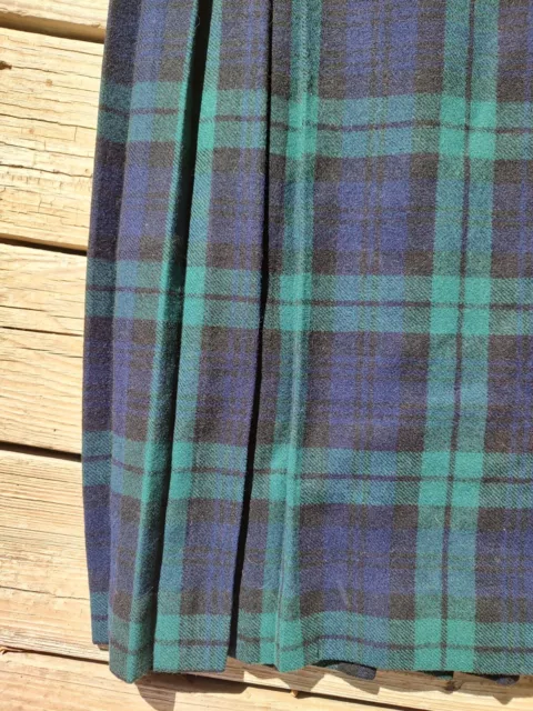 Scottish Tartan Clan Plaid Long Women's Skirt Laird-Portch XS 3