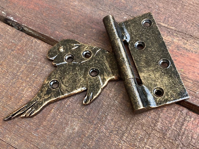 Animal Hinge Seal Hardware Door Hinges Pull Sea Hand Forged Christmas Shutter