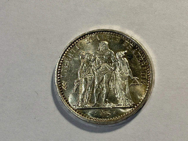 Monnaie France 10 Francs Hercule Argent 1972 SPL (120-17)