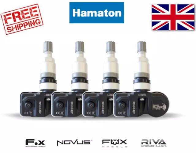 Hamaton Tpms Tyre Pressure Valve Sensors X4 Audi