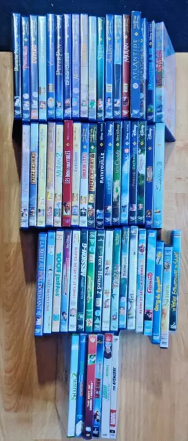 GROS LOT 58 DVD DISNEY Losange ◇ numérotés et divers + autres films d'animation