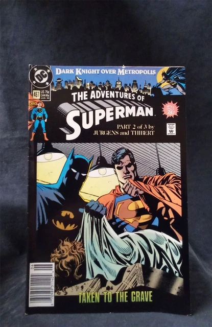 The Adventures of Superman #467 1990 DC Comics Comic Book