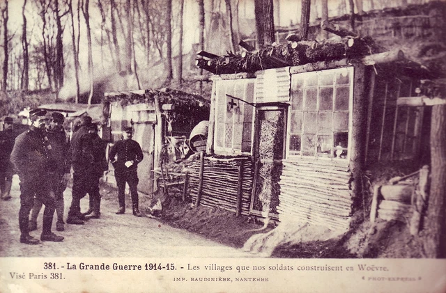 B3182+ Cpa  La Grande Guerre 14/15  Villages Que Nos Soldats Construisent