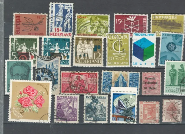 Worldwide Europe Selection  Used  Stamps  Lot (Ww 389)
