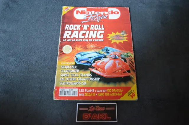 Magazine Jeux Vidéos Nintendo Player n°19 - Rock'n'roll Racing Kid Dracula Zelda