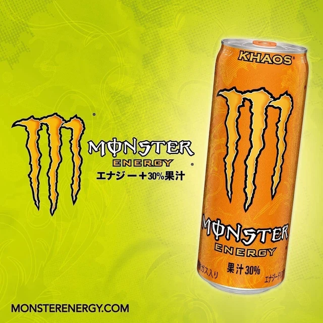 JAPAN ASAHI SOFT Drinks Monster Energy Chaos 355ml bottles×24 From