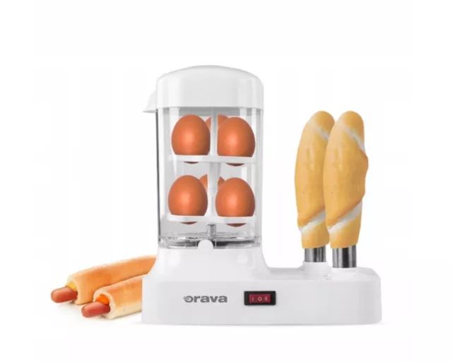 Electric Hot Dog Maker Machine Device Orava Kitchen Hotdog Sausage Bun Warmer EU