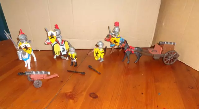 Soldats CHEVALIERS du lion - Playmobil Chevaliers 7535