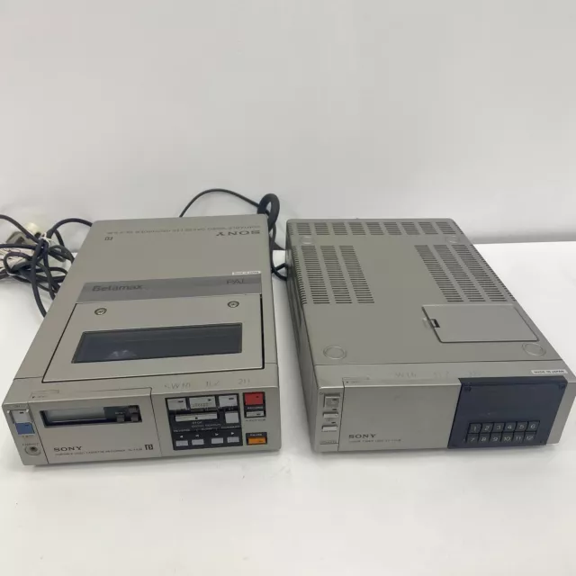 Sony Betamax Video Cassette Recorder SL-F1UB & Tuner Timer Unit TT-F1UB SPARES