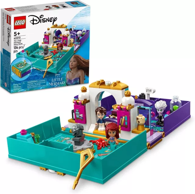 LEGO 43213 Disney The Little Sirena Libro de Cuentos Princess Juguete Nuevo 2023