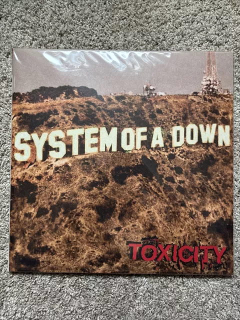 System Of A Down Toxicity Vinyl Me, Please Red/Black Split LP VMP New Sealed