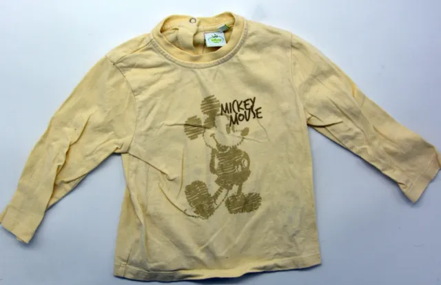 Magnifique Bébé Mickey Mouse Chemise De Disney Taille 12M 74 80