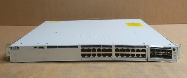 Switch Cisco C9300-24P-E Catalyst 9300, 24 Ports PoE+ Network Essentials Switch Cisco C9300-24P-E Catalyst 9300, 24 Ports PoE+ Network Essentials