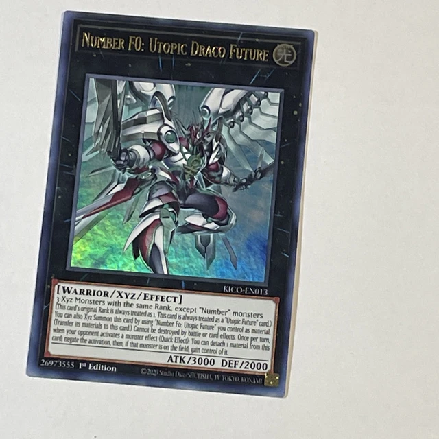 Yu-Gi-Oh! TCG Number F0: Utopic Draco Future King's Court KICO-EN013 1st Edition