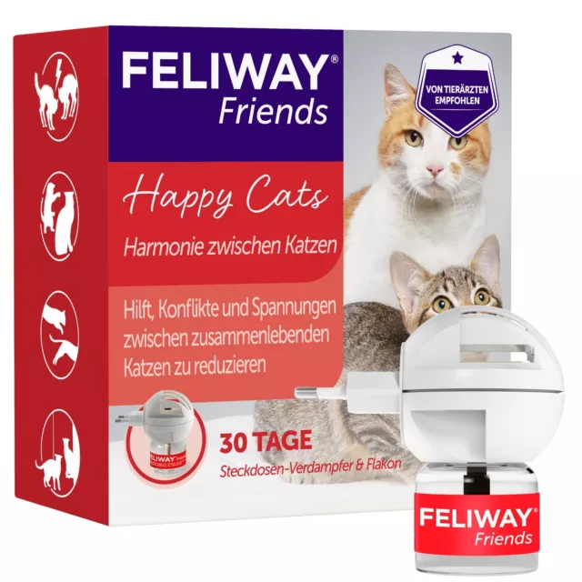 Feliway FRIENDS Starter- Zerstäuber Set (Stecker + 48ml Flacon)