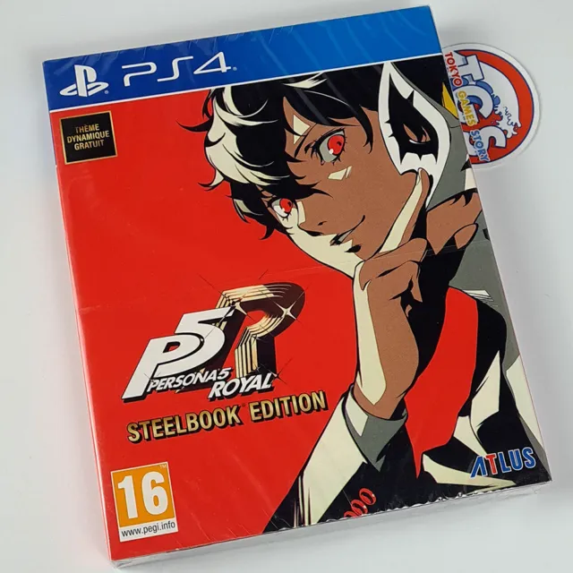 Persona 5 Royal Steelbook Edition PS4 FR NEW (Multi-Language) Shin Megami Tensei
