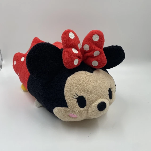 DISNEY Plush Beanie 14" Medium TSUM TSUM CLASSIC MINNIE MOUSE rare disney store