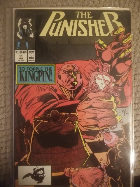 The Punisher  #15 NM 1989 Marvel  To Topple the Kingpin!