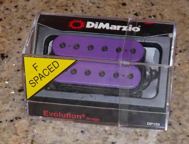 DIMARZIO DP159F LILA Steve Vai Evo Evolution Brücke Pickup passt IBANEZ BM RG