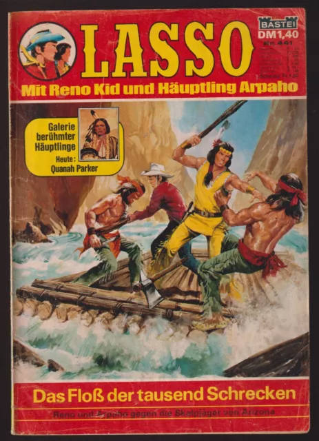 BASTEI COMICS / Lasso  Heft Nr. 441 Mit Mittelteil (Poster)