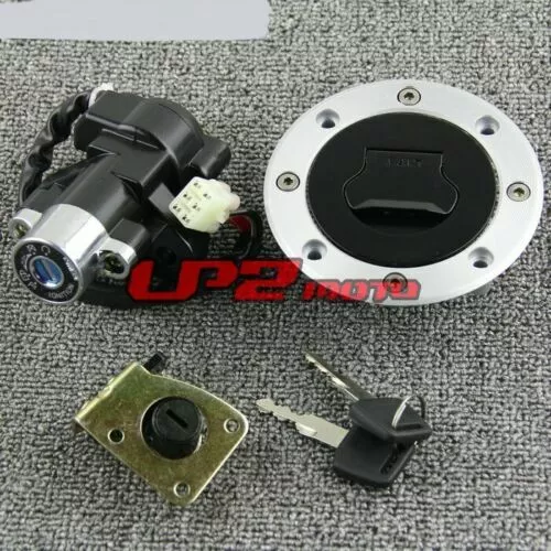 Ignition Switch Gas Cap Seat Lock Key Set for Suzuki TL1000R 98-03 TL1000S 97-01