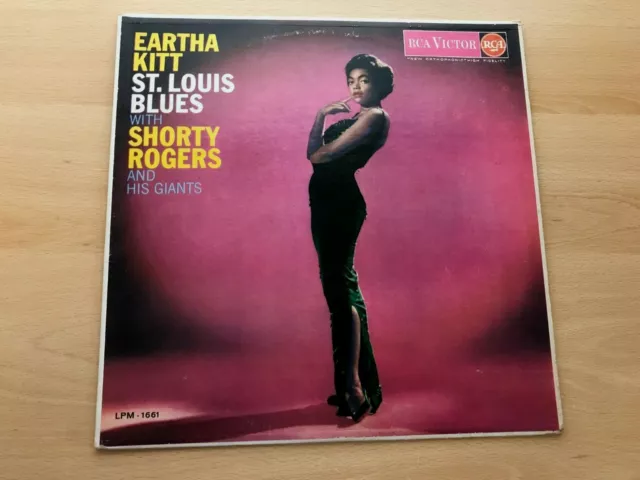 Eartha Kitt - St Louis Blues - Lp - 1958, Rca - Lpm 1661, Plays In Vg+ Condition