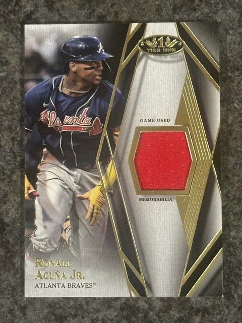 Ronald Acuna Jr. Signed Braves Logo OML Baseball Inscribed La Bestia