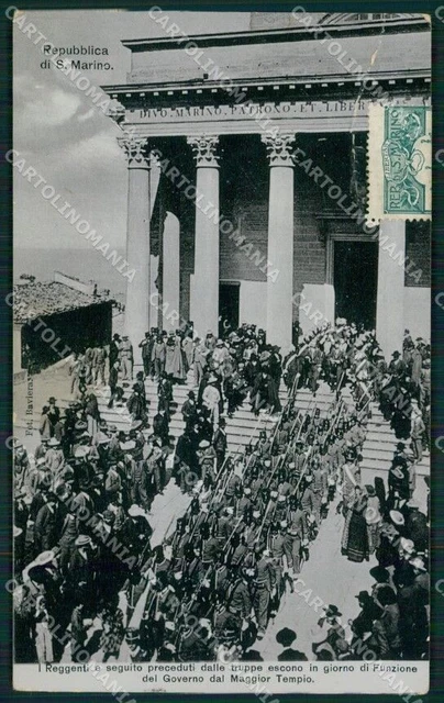 San Marino PIEGA cartolina QZ4671
