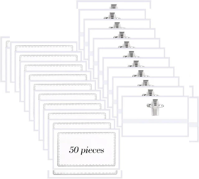 Bustine Porta Badge Orizzontali In PVC - BADGE OS - Foto 10