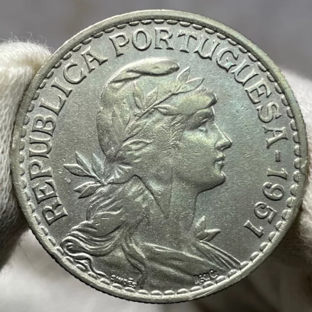 🇵🇹 Portugal 1 Escudo 1951 KM.578 aUNC